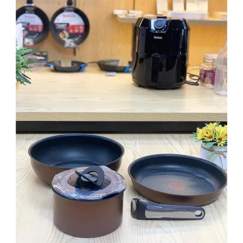 Bộ nồi chảo cán rời Tefal Ingenlo Resource L6759522