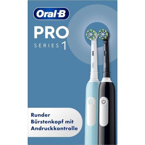 SET 2 BÀN CHẢI ĐÁNH RĂNG ORAL-B PRO SERIES 1 MÀU XANH ĐEN 733181