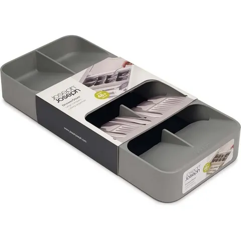 Khay chia ngăn kéo phân loại thìa, dĩa Joseph Joseph DrawerStore Large (Grey)