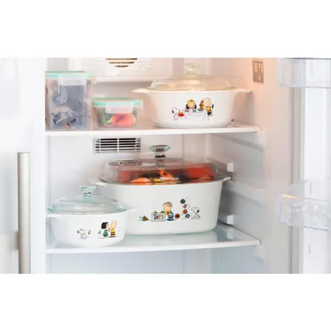 NỒI GỐM THỦY TINH CHỊU NHIỆT CORNINGWARE -PHIÊN BẢN GIỚI HẠN SNOOPY 5L