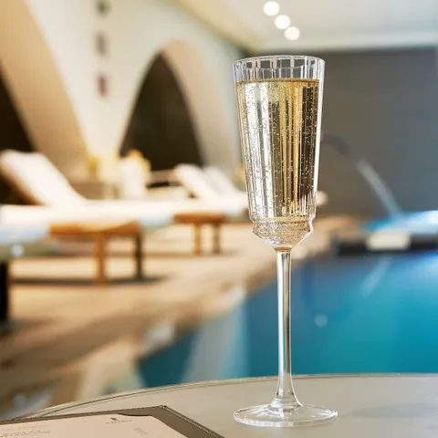 BỘ 6 LY CHAMPAGNE PHA LÊ PHÁP CRISTAL D'ARQUES MACASSAR