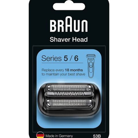 Lưỡi cạo râu Braun Series 5 53B tương thích với Series 5 và 6 (mẫu từ năm 2020 trở đi)