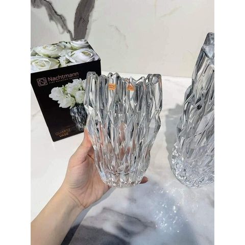 Lọ hoa pha lê Nachtmann Quartz 88333 Made in Germany cao 16cm