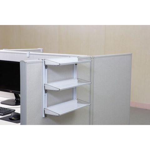 Kệ treo trên vách ngăn 3 tầng Wellex 3PS600, Hàn Quốc