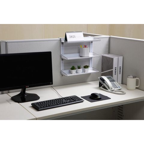 Kệ treo trên vách ngăn 3 tầng Wellex 3PS600, Hàn Quốc