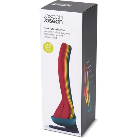 Bộ dụng cụ nấu ăn 5 món kèm giá đỡ Joseph Joseph 10124 Nest Utensils Plus Multi