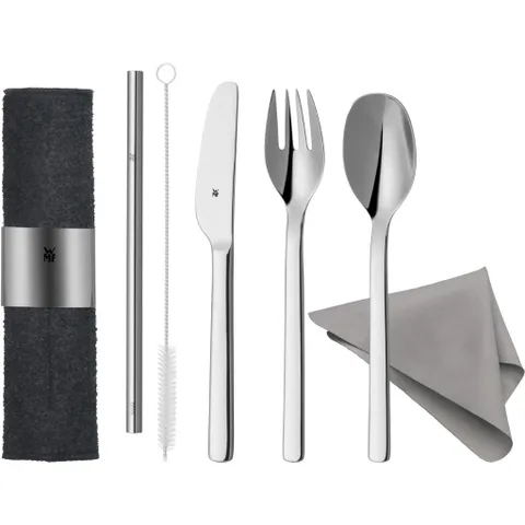 Bộ dao, thìa, dĩa, ống hút WMF Besteck-Set 8 món MY2GO