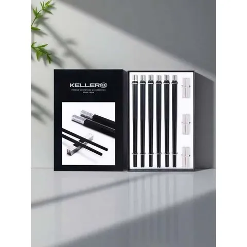 SET 6 ĐÔI ĐŨA KÈM GÁC ĐŨA ĐỒNG BỘ KELLER HÀNG HIỆU ĐỨC 733538