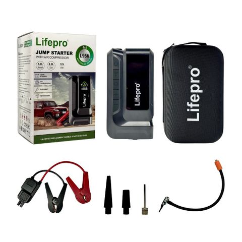 Bộ kích nổ tích hợp bơm lốp 4 in 1 Lifepro L956