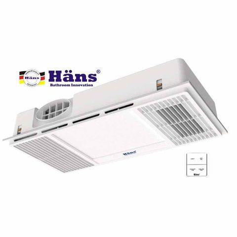 Quạt Sưởi Hans HA2 Âm Trần Tích Hợp Đèn Led