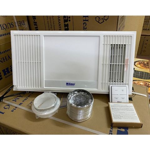 Quạt Sưởi Hans HA2 Âm Trần Tích Hợp Đèn Led
