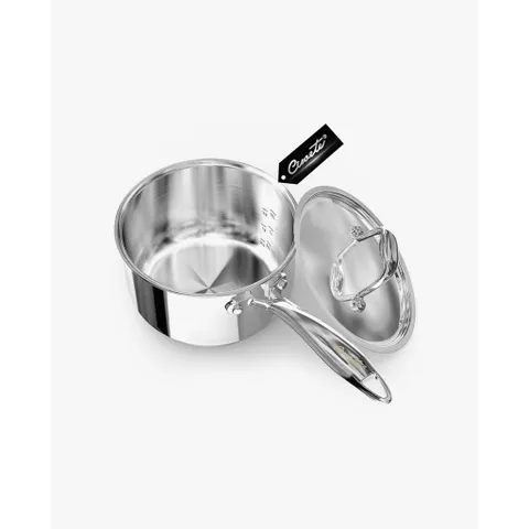 Quánh inox Ciwete SS0203-D Silver Queen Series 16cm