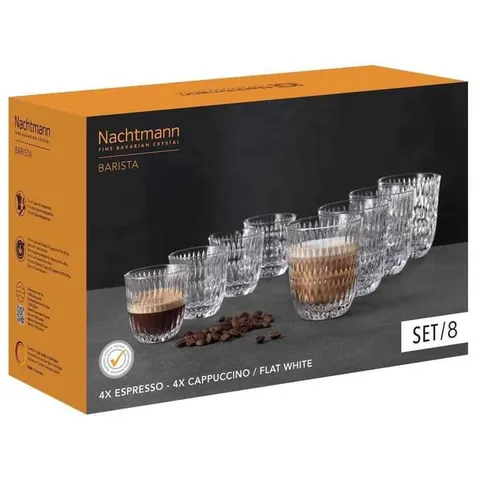 SET 8 CỐC NACHTMANN ETHNO BARISTA 90ml & 234ml