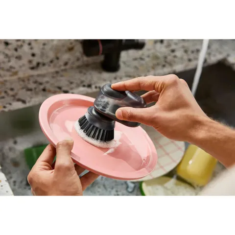 Bàn chải rửa chén nhỏ gọn Joseph Joseph 6500015 SINKTECH có ngăn chứa xà phòng và chân đế