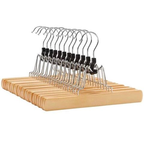 Set 12 chiếc mắc treo quần áo Songmics Trouser Hangers dành cho quần và váy