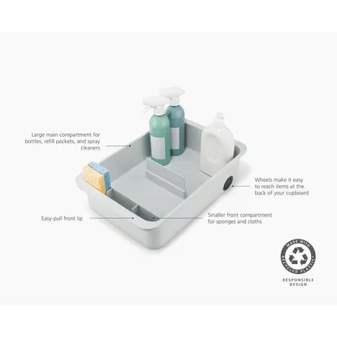 Hộp đựng đồ nhà bếp Joseph Joseph 8500002 CupboardStore™ có bánh lăn