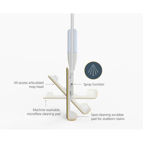 Cây lau nhà phun sương Joseph Joseph 65004 Cleantech màu trắng