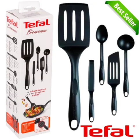 Bộ 5 Món Dụng Cụ Nấu Ăn Tefal 2100089647 Bienvenue Service and Preparation