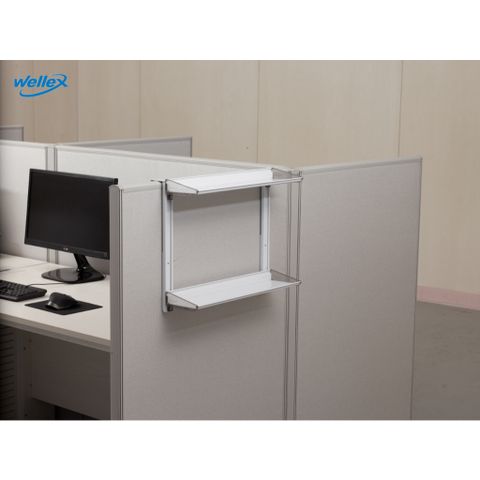 Kệ để đồ 2 tầng trên vách ngăn Wellex 2PS600