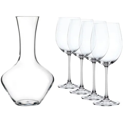 Set uống rượu vang Nachtmann Vivendi Premium 93605 DEKANTIERSET 1 bình 4 ly