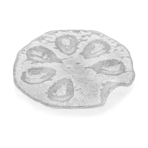 Đĩa để hàu 6 khe lõm IVV DIAMANTÉ OYSTER 34cm