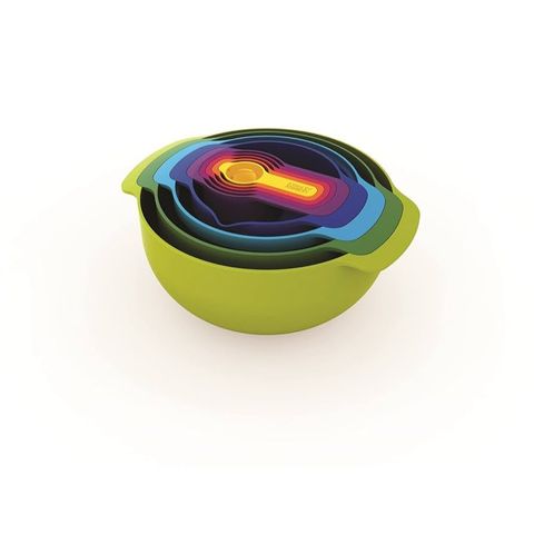 BỘ dụng cụ nhà bếp xếp lồng 9 món Joseph Joseph Nest plus 9 Nhiều màu