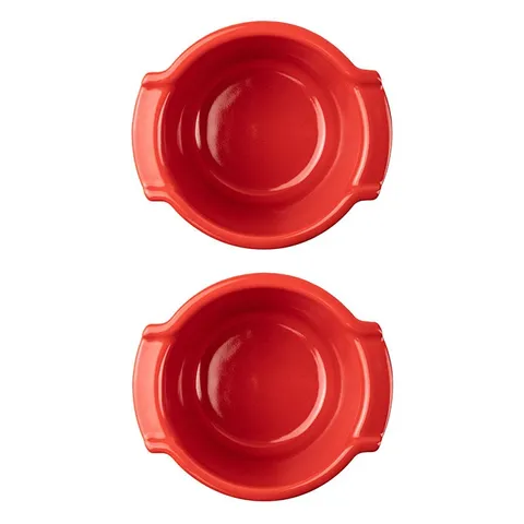 Cặp Khuôn Nướng Ramekin Peugeot Appolia 61852 Ø 11cm Màu Đỏ
