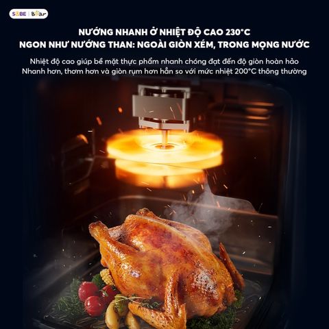 Nồi chiên không dầu Bear 6L AF-5H19I45