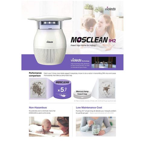 MÁY BẮT MUỖI VÀ DIỆT CÔN TRÙNG MOSCLEAN IH2