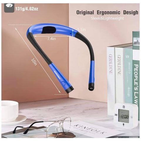 Đèn pin 2 đầu đeo cổ Glocusent – sạc 1 lần dùng 1 tuần