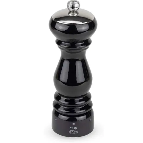 Lọ Xay Muối Peugeot Paris 37475 18cm Gỗ Óc Chó Sơn Mài Đen 733962