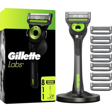 Dao cạo râu Gillette Labs 1 đế và 8 lưỡi thay thế 733993