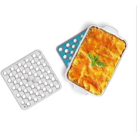 Set 2 chiếc lót nồi vuông Joseph Joseph Duo 2 Piece Silicone Trivet Pot Holders