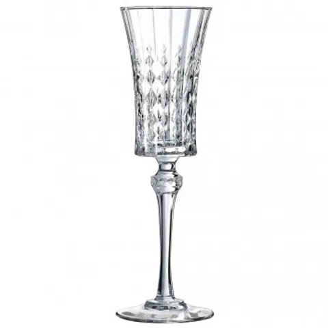 BỘ 6 LY CHAMPAGNE PHA LÊ PHÁP CRISTAL D'ARQUES LADY DIAMOND 150ML 734000