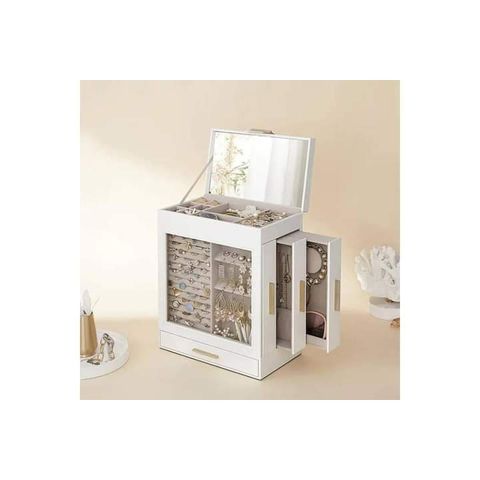 HỘP ĐỰNG TRANG SỨC, KÍNH MẮT 5 LỚP… CÓ NẮP KÍNH CỦA SONGMICS ĐỨC