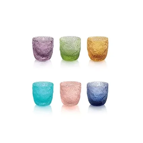 Set 6 cốc uống rượu mạnh IVV Tricot 75ml Made in Italia 734143