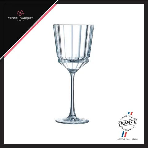 BỘ 6 LY VANG PHA LÊ PHÁP CRISTAL D'ARQUES MACASSAR 350ML 734162