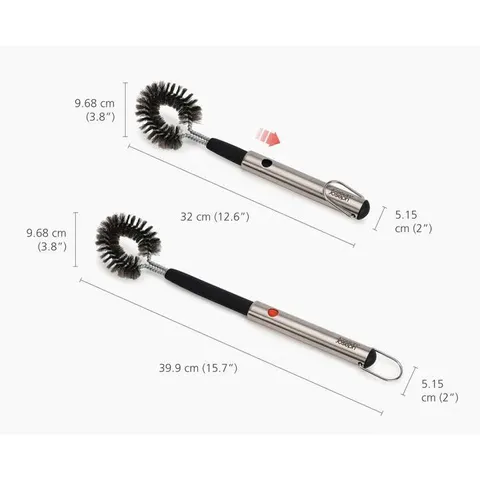 Bàn chải vệ sinh vỉ nướng BBQ Joseph Joseph 2000006 Grillout thu gọn