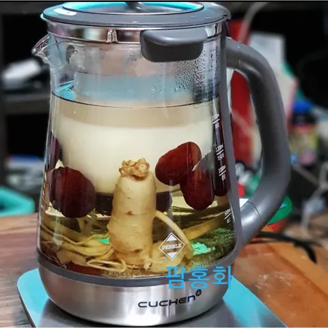Ấm chưng yến, pha trà Cuchen