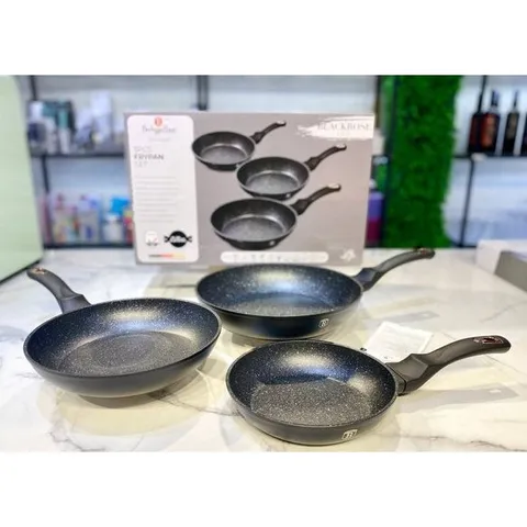 Bộ 3 chảo Berlinger Haus BH/6158F 3pcs Frypan Set 20 - 24 - 28cm