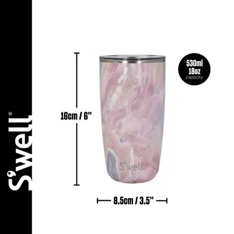 Cốc Giữ Nhiệt S’well Geode Rose Kèm Nắp, 530ml 734287