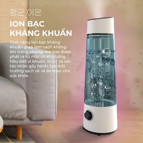 Máy phun sương cấp ẩm GUME GUH52 - Nhập khẩu chính hãng từ Hàn Quốc