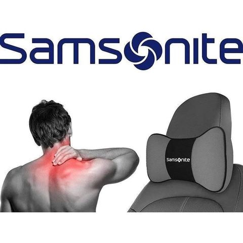 Gối tựa cổ Samsonite màu ghi xám