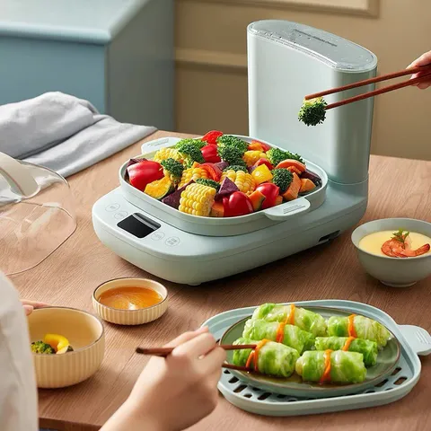 Nồi Hấp Điện Hai Tầng Bear DZG-C60K1