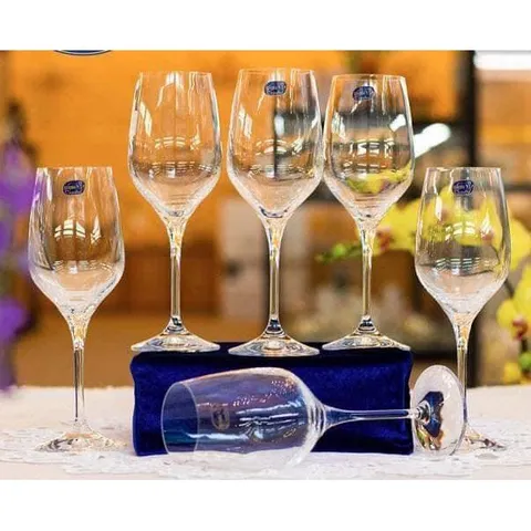 Bộ ly vang 6 chiếc Bohemia Rebecca 460ml