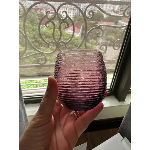 Bộ 6 cốc dáng bầu IVV GLUGLU 3 màu 250ml Made in Italy