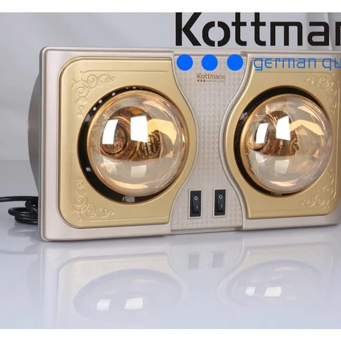 Đèn sưởi nhà tắm Kottmann 2 bóng K2B-H