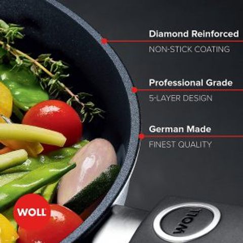 Nồi áp suất Woll Diamond Active Lite Pots with silicone insert 20 cm