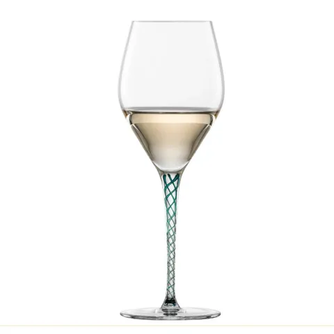 Ly Vang Zwiesel Glas Handmade Spirit 121644 Allround Green 2 Cái Vân Xanh