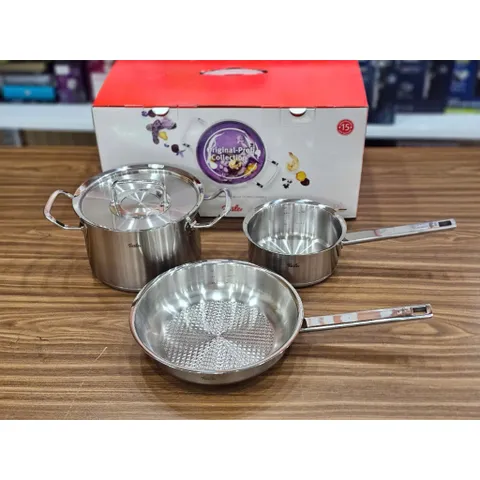 BỘ NỒI FISSLER PROFI SET 3 NẮP INOX
